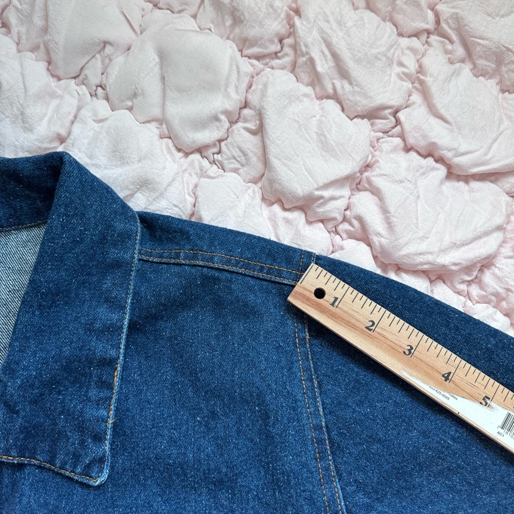 Vintage Coach In Four Seasons Indigo Blue Denim Jacket Women’s M - Picture 7 of 8